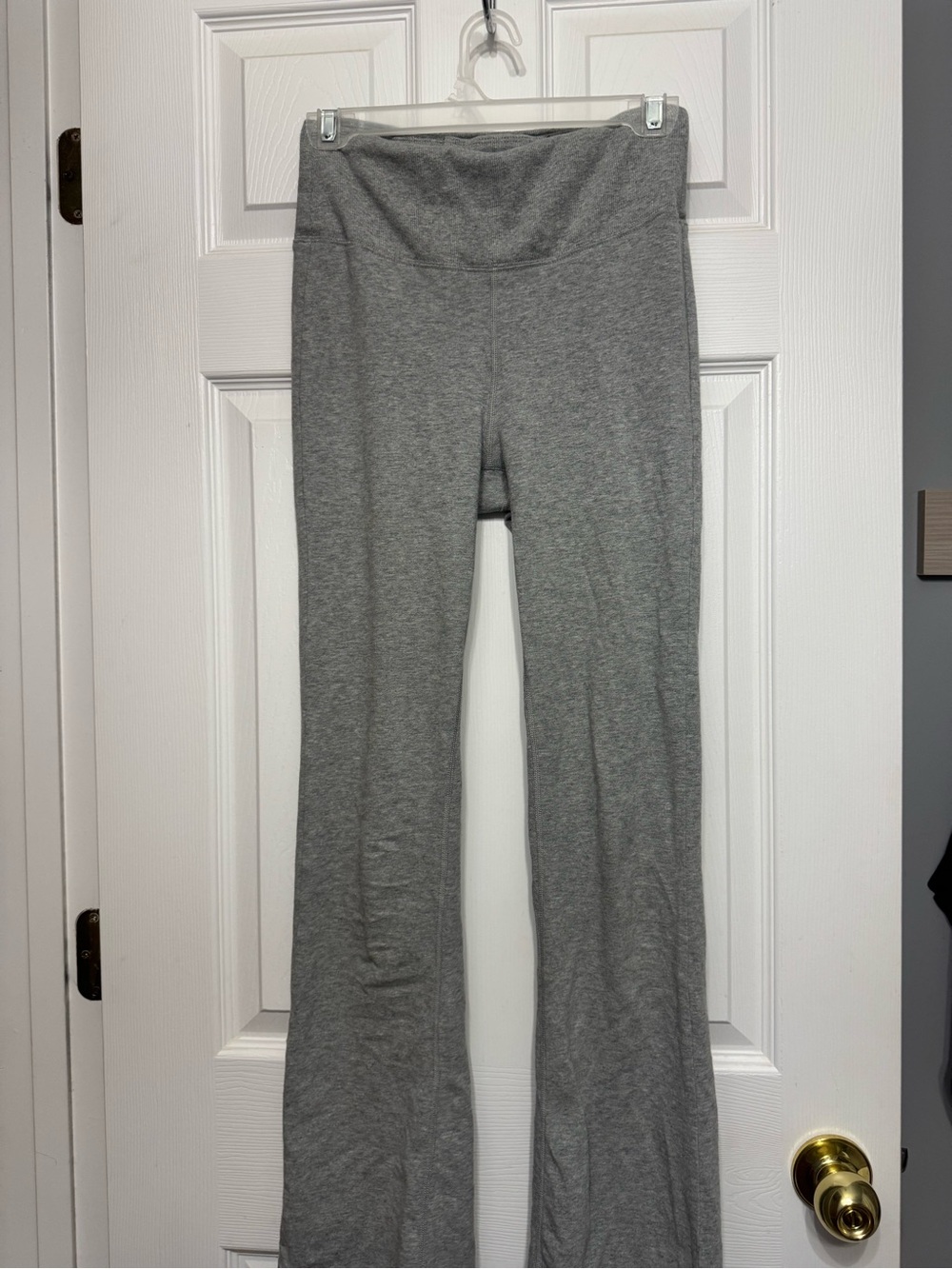 Gray Flare leggings - Comfortable Stretch Bottoms